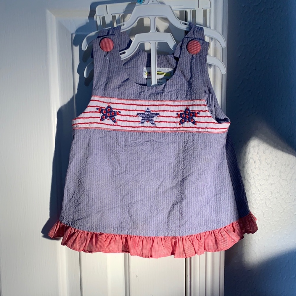 Forth of July Matching Little Girl Set